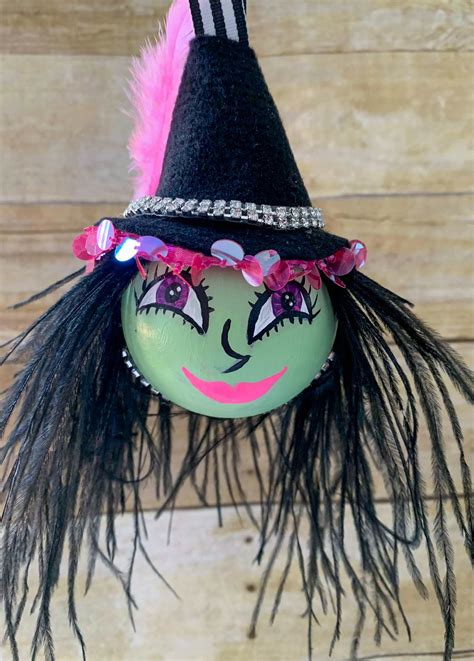 Halloween witch home ornament